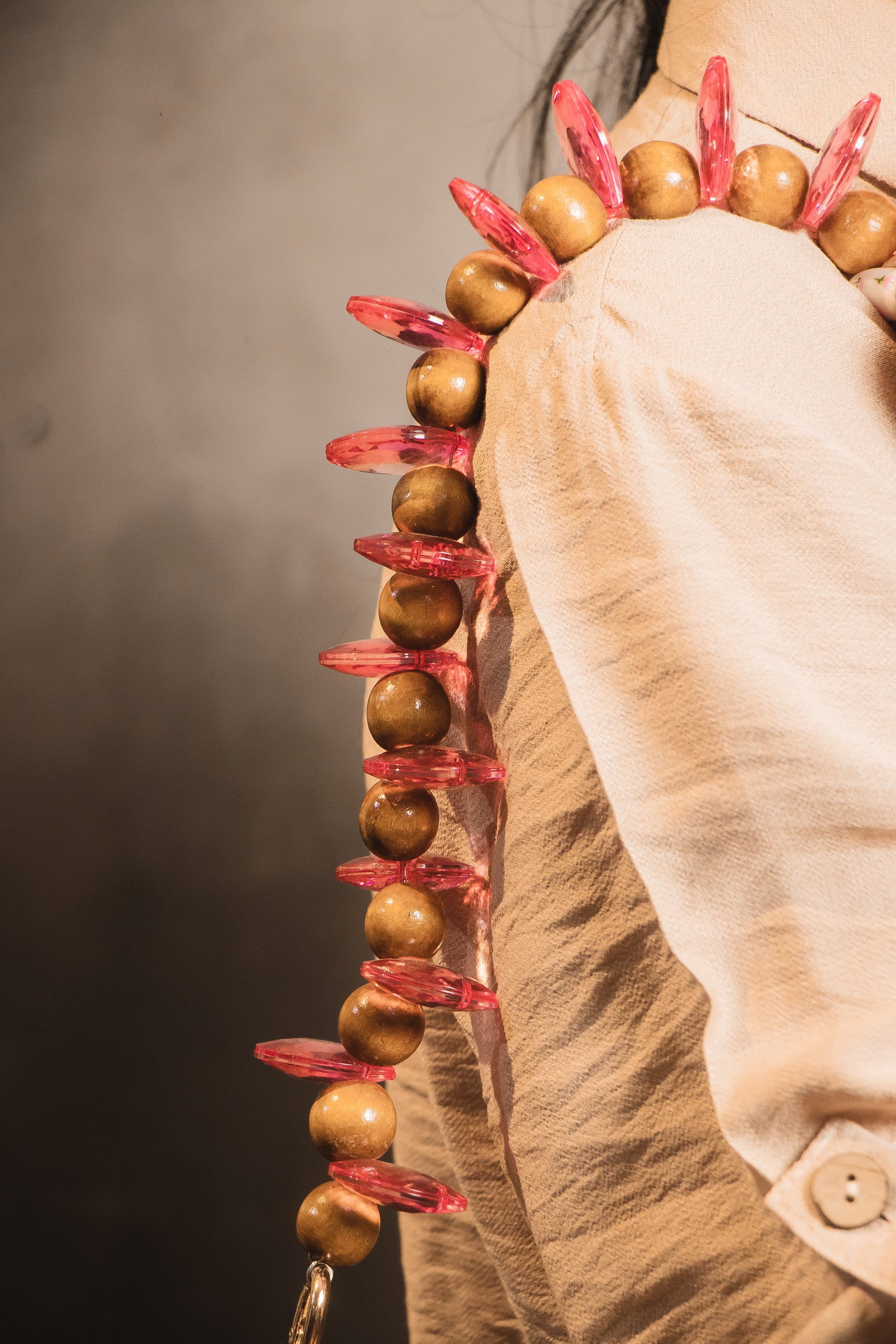 Bolso Artesanal Cherry Festival – Tejido con Bordado